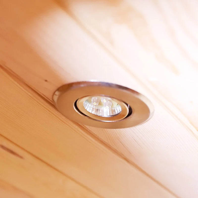 Infrared Portable Sauna with Lounger Hemlock Wood Infrared Sauna for 1 Person Size