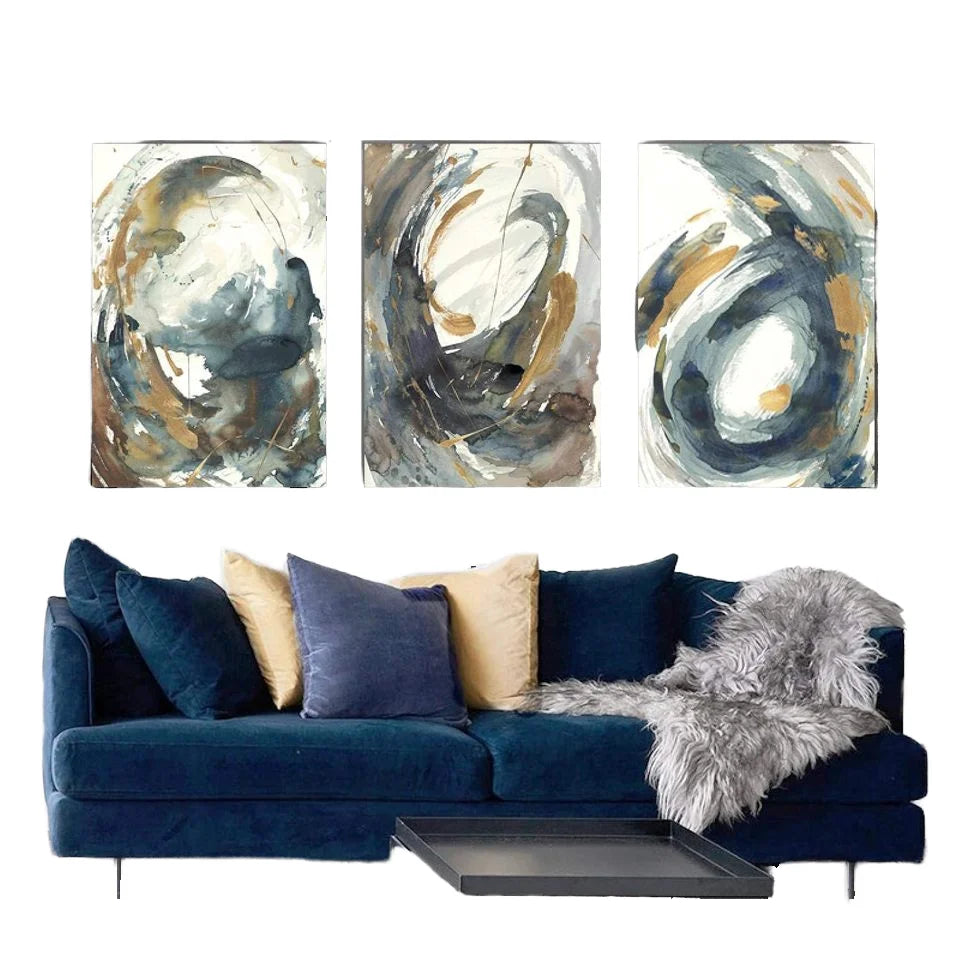 Wall Art Abstract Painting Sofa Living Room Decoration Artwork Canvas Printing Home Decor Framed China
