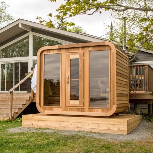 Best-selling sauna rooms Cabins Different styles of saunas, outdoor cube saunas are competitively priced
