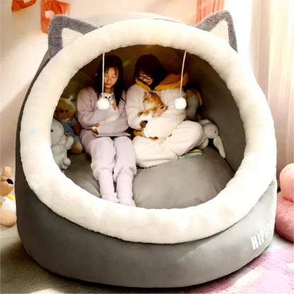 Four Seasons Universal Cloth Cat & Dog Nest-Sweet Dream Super Big Human Pet Interactive Fully Removable Washable Lazy Sofa