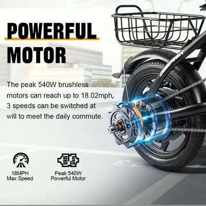 Hot Sale Cheap Mini Electric Bikes 36V 7.8ah Light Weight Pedal Assit Mode Women Electric City Bike