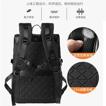 Large  Backpack Fashion Man Schoolbag 17in Travel Backpacks Oxford Cloth Male Laptop Rucksack 2023 Sport Student Bagpack