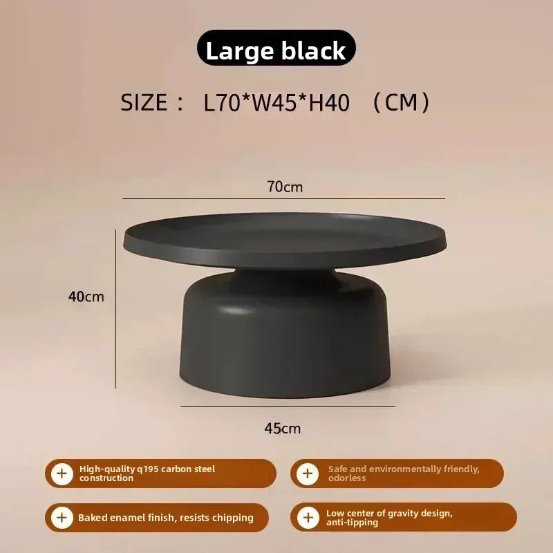 Hot Sale Nordic Coffee Table, Creative Round Living Room Table, High-end Light Luxury Side Desk, Modern Simple Furniture 121